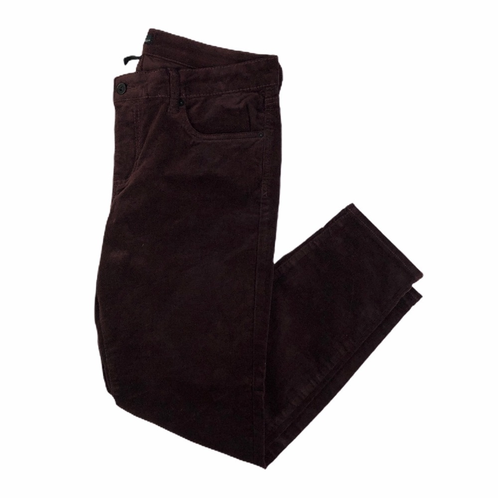 Stitch Fix Edyson Wine Dark Red Skinny Cords NWT